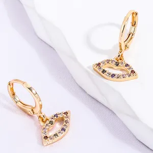 2023 Fashion Latest Style Wholesale cheap price 18K Earrings woman Saudi Gold Plated Jewelry