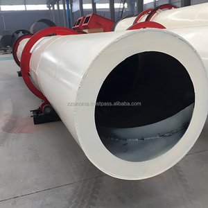 Séchoir à tambour rotatif 70-90tph de grande capacité pour sable de silice Séchoir rotatif à tambour unique pour l'industrie minière Fabricant d'équipement - Product Image 3