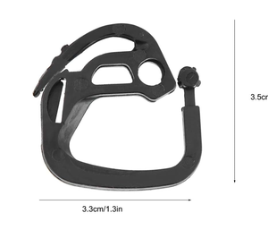 100 clips robustes <span class=keywords><strong>pour</strong></span> filet d'ombrage, crochets en plastique noir <span class=keywords><strong>pour</strong></span> bâche de <span class=keywords><strong>jardin</strong></span>, <span class=keywords><strong>pour</strong></span> suspendre et fixer des tentures d'ombrage extérieures et des toiles de jardinage - Product Image 2