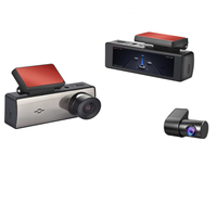 3.16 pouces écran métal corps voiture caméra boîte noire 4K + 1080P avant arrière double objectif Dash Cam Wifi Remoto ADAS voiture DVR