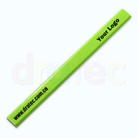 Crayon de charpentier bon marché Crayon de constructeur de construction avec logo personnalisé Crayons de travail octogonaux plats de 7 pouces