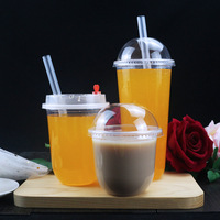Fabriek Direct 90Mm Wegwerp Transparante Pp Cup Voor Melk Thee Koffie Vruchtensap Dranken Kwaliteit Plastic Blister Beker