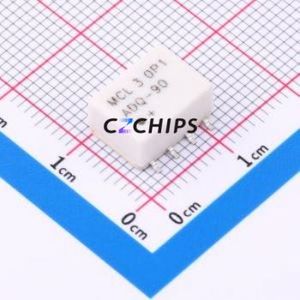ADQ-90+ RF Power Divider/Combiner SMD-8P,11.1x7.9mm RF 1-to-2 55MHz~90MHz 0.2dB 26dB - Product Image 1