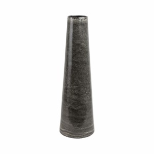 Vaso a cono alto e maculato in terracotta per fiori, ideale per la casa, la camera da letto, il bagno, l'ufficio e la decorazione della tavola - Product Image 3