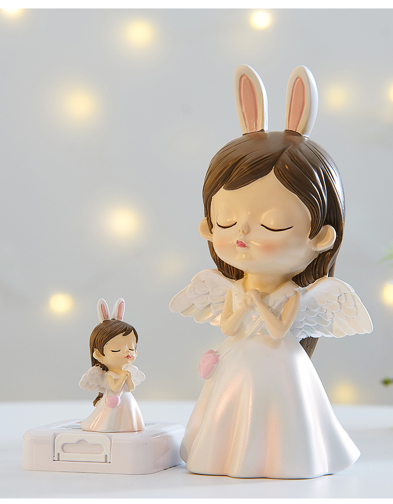Cute Angel Figurines for Fairy Garden Miniatures Decor