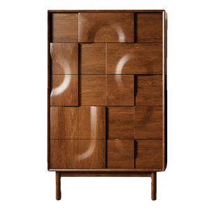 Meuble vintage en bois massif <span class=keywords><strong>de</strong></span> style américain, <span class=keywords><strong>coffre</strong></span> <span class=keywords><strong>de</strong></span> <span class=keywords><strong>rangement</strong></span> pour chambre à coucher <span class=keywords><strong>avec</strong></span> 5 tiroirs Meuble latéral <span class=keywords><strong>de</strong></span> <span class=keywords><strong>canapé</strong></span> <span class=keywords><strong>de</strong></span> salon nordique <span class=keywords><strong>avec</strong></span> <span class=keywords><strong>rangement</strong></span> - Product Image 2