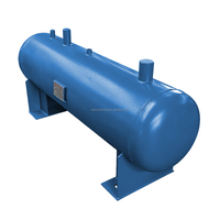 Pièces détachées de réfrigération : Réservoir récepteur de liquide pour unités de condensation, réservoir sous pression et pompe, construction en acier/titane