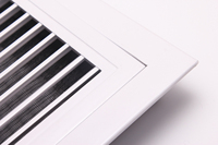 Grille de ventilation d'air de retour en aluminium SA-M01, revêtement poudré, pour plafond et mur, pour systèmes de climatisation centralisée