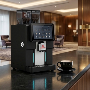 เครื่องชงกาแฟเอสเพรสโซ่อัตโนมัติเชิงพาณิชย์ 15 บาร์ 2500 วัตต์ หน้าจออัจฉริยะ 10 นิ้ว หม้อต้มคู่ สแตนเลสสตีล รุ่น S620-2P-G - Product Image 1