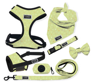 Arnés, collar y correa para perros con impresión personalizada OEM, kit completo para pasear, conjunto de chaleco ajustable para todas las razas de gatos y perros - Product Image 2