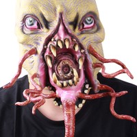 Masques en latex pour adultes, effrayants et sanglants, pour Halloween, Noël, zombie, monstre, vampire, costume de fête
