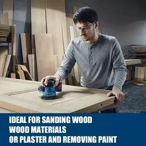 Ponceuse orbitale aléatoire sans fil <span class=keywords><strong>BOSCH</strong></span> GEX 185-LI 18V, polisseuse sans balais, ponceuse orbitale 125 mm, outil électrique <span class=keywords><strong>Bosch</strong></span> GEX185-LI - Product Image 4