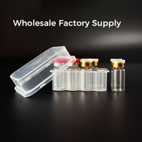 Boîtes personnalisées pour flacons en plastique transparent de 3 ml, 5 ml, 7 ml, 10 ml, 10 cc, étuis de rangement pour flacons Cillin, étuis de voyage, matériaux recyclés, porte-flacons