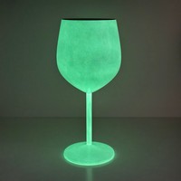 Gobelet à vin en acier inoxydable personnalisable, finition dorée, durable, réutilisable pour mariage, fête, cadeau promotionnel