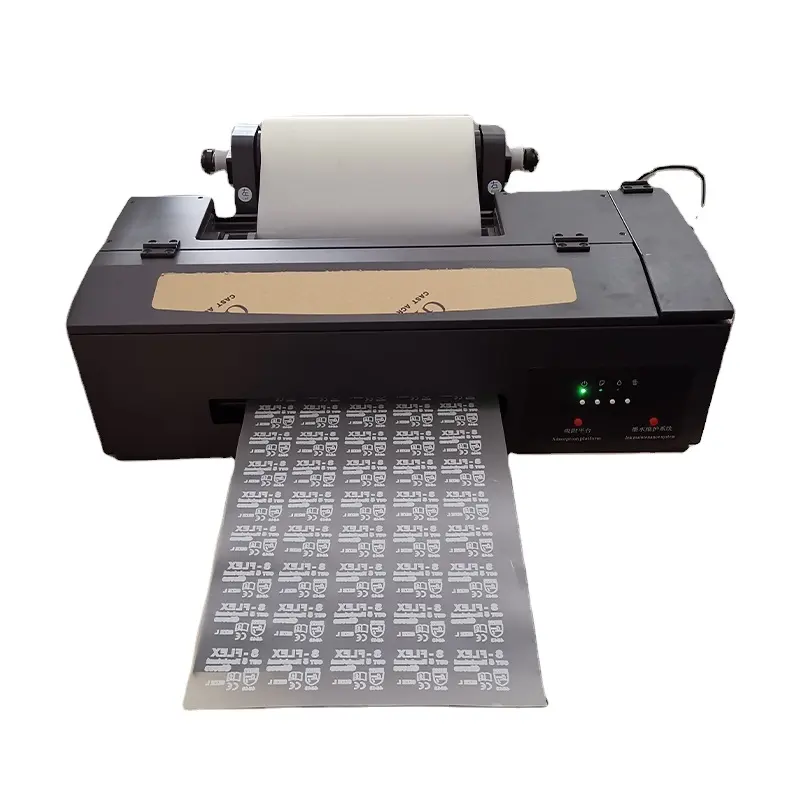 Small Inkjet Printers Dtf A3+ 33cm L1800 Dtf Printer Roll to Roll Dtf Print for Umbrella Sunshade Parasol Shelterwood Logo Print
