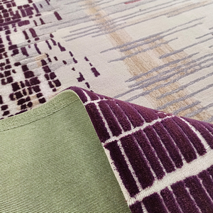 <span class=keywords><strong>Tapis</strong></span> d'intérieur abstraits de luxe de haute qualité, personnalisables, modernes, <span class=keywords><strong>violet</strong></span> foncé, gaufrés, coupés, tuftés à la main, fabriqués à la machine, écologiques pour - Product Image 5