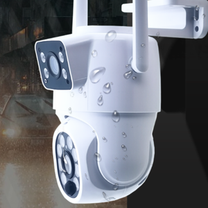 Großhandel Tuya Dual Lens ptz Nachtsicht Wifi Outdoor-Sicherheit CCTV-Kamera mit Alarm 4g SIM-Karte Solar kamera - Product Image 6