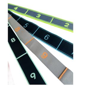 Sangle d'étirement MR Yoga avec boucles, tissu en polyester hautement élastique, résistance 7KG/10KG/<span class=keywords><strong>15KG</strong></span> pour la danse, la gymnastique, l'exercice, le Pilates - Product Image 5