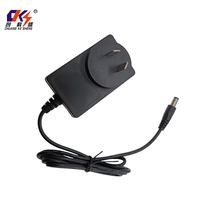 Adaptateur secteur mural personnalisable AC-DC 12V 24V 0.75A 2A avec prise AU, alimentation à découpage pour caméra, moniteur, humidificateur