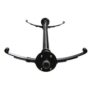 Nouveaux essieux de remorque de bateau en acier galvanisé et peint de 3500 lb Type de soudage Pièces et accessoires d'essieu de bateau de remorque