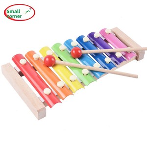 <span class=keywords><strong>Xylophone</strong></span> en bois éducatif pour enfants - Ensemble de 6 pièces avec emballage en boîte colorée - Instrument à percussion manuel à <span class=keywords><strong>octaves</strong></span> - Product Image 3
