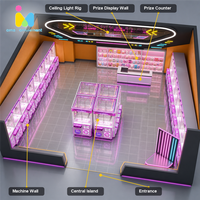 Machine de jeu d'arcade de type griffe pour aire de jeux intérieure, centre commercial et centre de divertissement familial, pour enfants et adultes, multijoueur