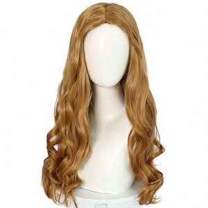 <span class=keywords><strong>Película</strong></span> <span class=keywords><strong>Megan</strong></span> Robot Dolls Cosplay M3GAN peluca rizada marrón larga - Product Image 4