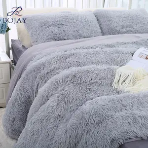 Wholesales Double sided 100% polyester winter mink soft warm luxury faux fur PV plush throw blanket