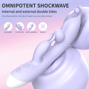 Vibratore <span class=keywords><strong>Rabbit</strong></span> per il Piacere Femminile, Massaggiatore Clitorideo e Punto G, Modello Silenzioso per Massaggio Erotico - Product Image 5