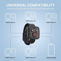 Télécommande sans fil pour caméra d'action pour GoPro : Hero 9/10/11/12/13 - Matériau ABS étanche
