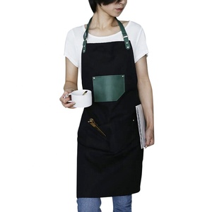 High Quality Fashion Leather <strong>Bbq</strong> <strong>Apron</strong> Custom Size Leather <strong>Apron</strong> Barista Waterproof Kitchen Leather <strong>Apron</strong> - Product Image 5