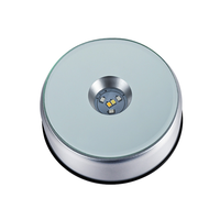Lampu LED kristal Modern, dudukan pajangan kubus foto, lampu LED Modern untuk pembalik Platform, cangkir Tumbler, Sensor 5V untuk kamar tidur, seni berputar