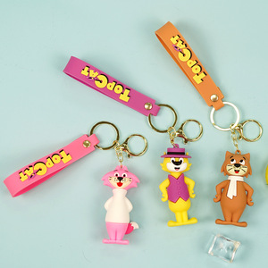 Dihua vui phim hoạt hình PVC & 3D Anime Keychains cao su mềm Keychains với figurine thẻ - Product Image 2