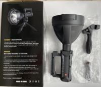 Linterna LED P50 Recargable Tipo-C, Resistente al Agua, para Búsqueda y Caza, de Mano, con Haz Amplio, Más de 1000 Lúmenes, 75