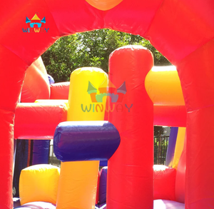 Circuito de Obstáculos Inflable para Exteriores con Tobogán para Niños, Casa de Brinco de Grado Comercial para Alquiler para Fiestas - Product Image 5