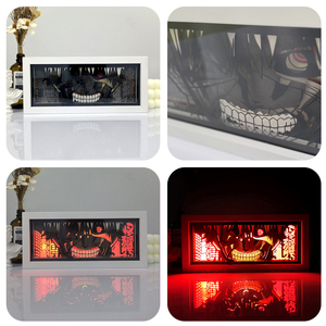 Anime 3D giấy điêu khắc đèn Laser khắc USA kho tàu trong 3 ngày quà tặng trang trí - Product Image 4