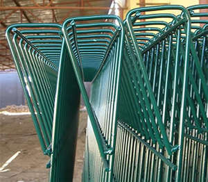 Barandilla de alambre de acero de bajo mantenimiento BRC coreano, barandilla triangular inferior superior para puertas de entrada, seguridad de piscina, <span class=keywords><strong>enrejado</strong></span> de cercado fácil - Product Image 2