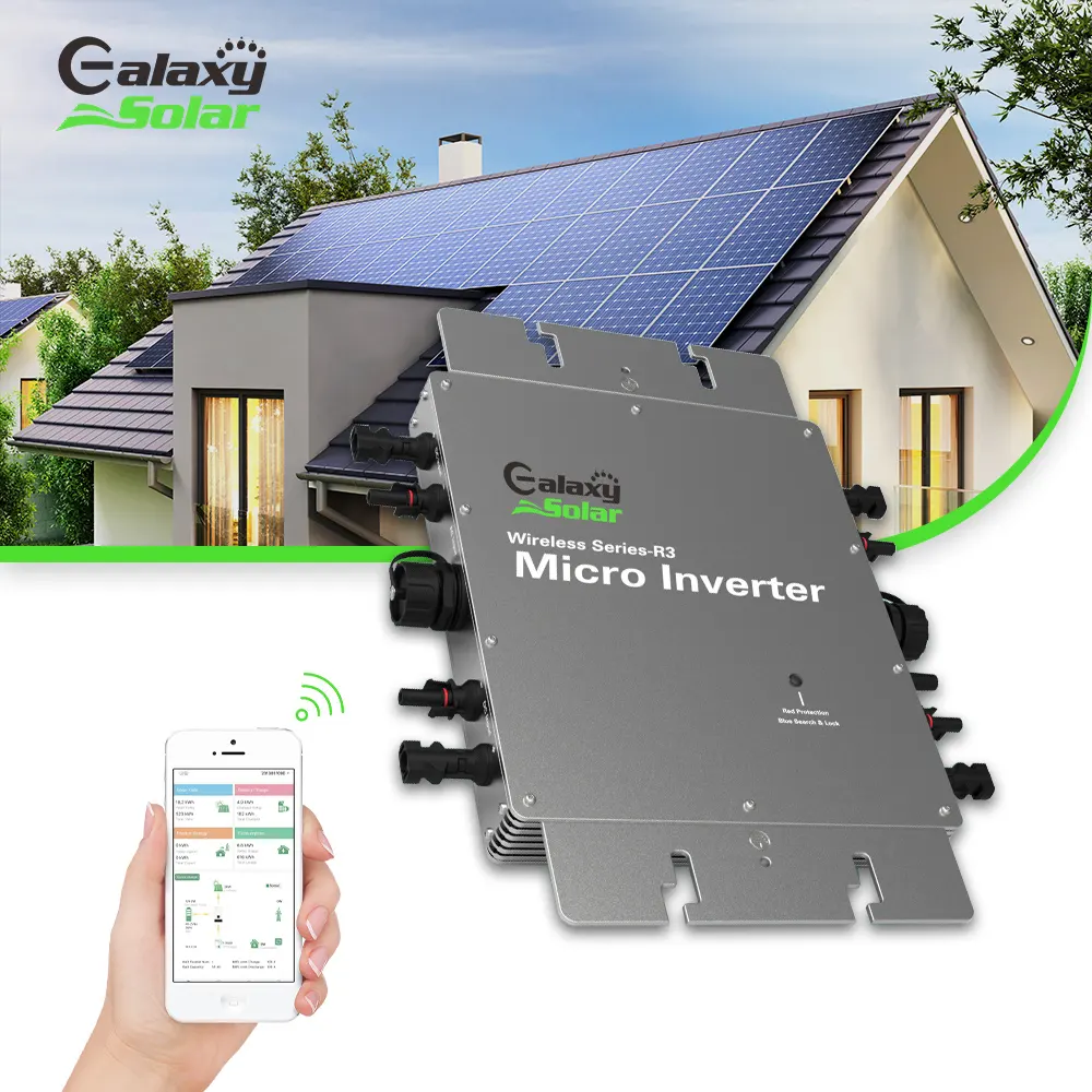 Galassia micro inverter solare 400W 600W 800W 1200W 1600W ad alta efficienza apsystem micro inverter per la casa
