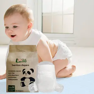 Babies Disposable Diapers Disposable Bamboo Baby Diaper Super Soft Eco Friendly