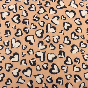 Tissu en satin extensible à imprimés cœur, étoffe m pour confection de vêtements de femme - Product Image 6