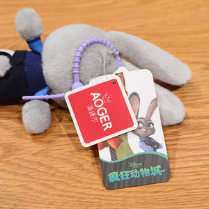 Juguete de Moda: Colgante para Bolso con Diseño de Zoológico, Lindo Colgante de Judy y Nick, Peluche de Zorro y Conejo, Regalo - Product Image 6