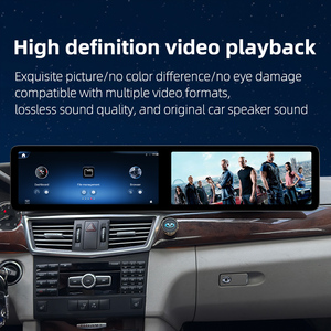 Système CarPlay à double écran de 25,6 pouces pour lecteur DVD de voiture 1 Din, navigation GPS Android, <span class=keywords><strong>Mercedes</strong></span> E <span class=keywords><strong>GLK</strong></span> W212 09-15, conduite à droite - Product Image 6