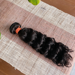 Angelbella Extension di Capelli Umani Brasiliani Ondulati (18 20 22 24) 100% Vergini Non Trattati - Product Image 5