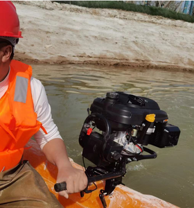 Moteur hors-bord 15HP 4 temps nouvelle condition refroidissement par air démarrage manuel avec réservoir externe à essence - Product Image 4