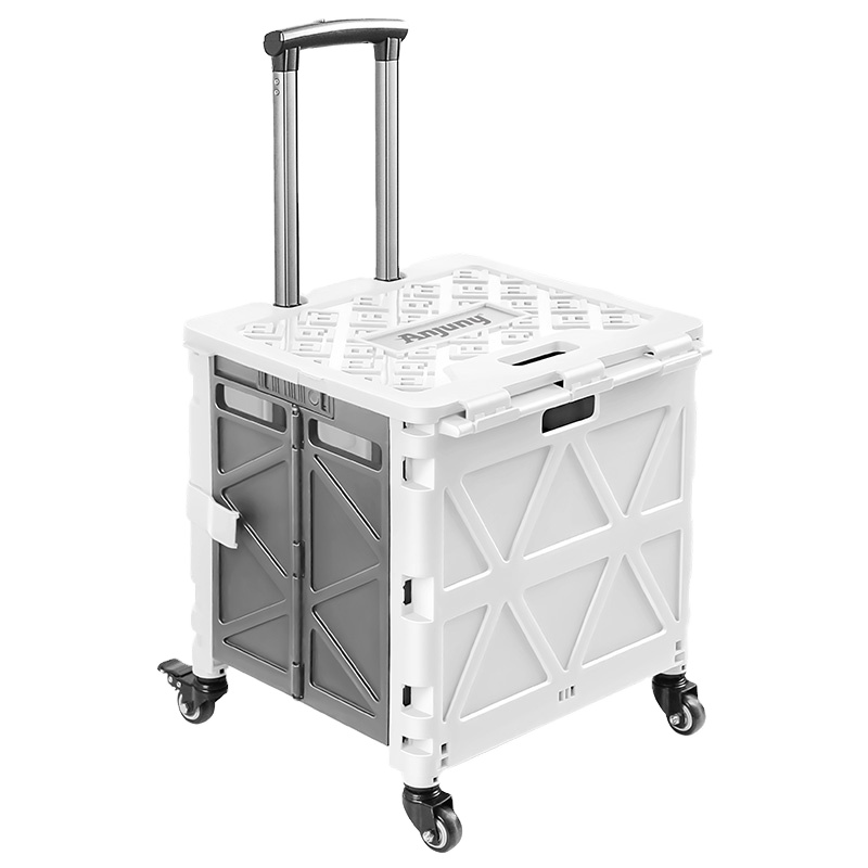 Anjuny складная тележка для покупок, 4 колеса