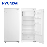 Réfrigérateur compact encastrable électrique HYUNDAI, porte simple, vertical, 190L, fonctionnement silencieux 40dB, cuisine moderne, hôtel