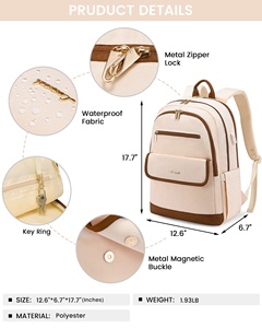 Zaino LOVEVOOK Impermeabile Casual <span class=keywords><strong>per</strong></span> <span class=keywords><strong>Università</strong></span>, Antifurto, <span class=keywords><strong>per</strong></span> Ufficio, Scuola, <span class=keywords><strong>Borsa</strong></span> <span class=keywords><strong>per</strong></span> Computer, Zaino da Viaggio <span class=keywords><strong>per</strong></span> Laptop da <span class=keywords><strong>Donna</strong></span> - Product Image 2