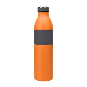 2024 Custom Logo 750ml Double Wall Magnetic Lid Vacuum Steel Water Bottle with Spoon Eco-Friendly Rubber Sleeve - Product Image 3