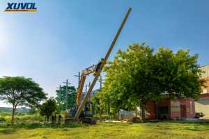 Manipulador de Postes Giratorio XUVOL Max. Grapa de 1.5T para Excavadoras de 10-15 Toneladas, Maquinaria de Construcción, Manipulador de Tuberías - Product Image 6