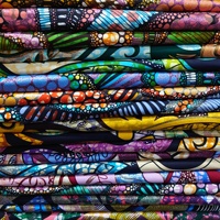 Tissu Wax Personnalisé de Haute Qualité, Véritable Imprimé Wax Garanti, Tissus Africains Pagnes Hollandais 100% Coton 6 Yards pour Pagne Ankara